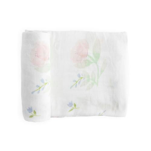 Deluxe Muslin Swaddle Blanket - Pink Peony
