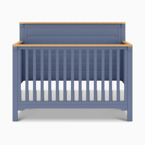 daVinci Shea 4-in-1 Convertible Crib - Cove Blue/Honey