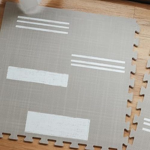 Little Landings Baby Play Mat for Floor - Nira (5.5x5.5ft) - Premium EVA Foam Play Mat for Babies & Toddlers (Ages 0-5+) - Non-Toxic Playmat for Tummy Time, Crawling & Playroom - Stylish & Comfortable