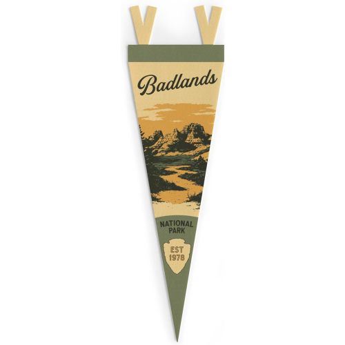 Badlands National Park Mini Felt Pennant