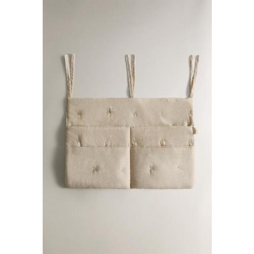 EMBROIDERED CRIB ORGANIZER