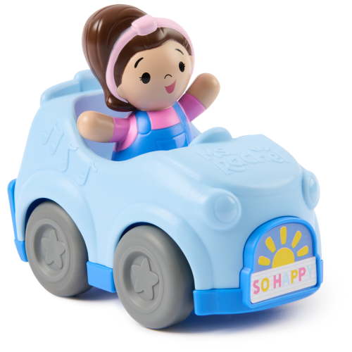 Ms. Rachel 1-2-3 Roll! Vehicle with Click-in Figure & Pull Back Action