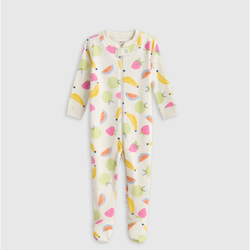 3-6M 100% Organic Cotton Footie Pajama