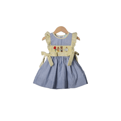 Smocked Beauty and Friends Seersucker Dress