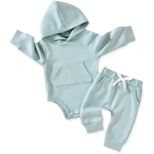 Aalizzwell Infant Baby Winter Hoodie Outfit