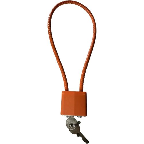 Cable Gun Locks with Keys - Keyed Different 15" Cable Gun Safe Lock for Pistols, Rifles, and Shotguns, Home and Storage Firearm Locking and Safety (RED)