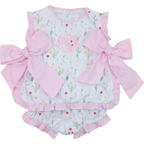 Petite Floral Bouquet Diaper Set
