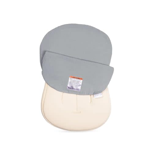 snuggle me Baby Lounger Muslin Cover, 100% Organic Cotton Newborn Lounger Cover, Soft and Breathable Baby Nest Slipcover for Boys Girls - Stone