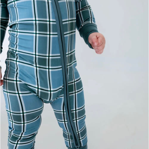 Liam Zipper Romper – In My Jammers