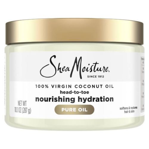 SheaMoisture 100% Extra Virgin Coconut Oil - Body Oil, Skin Care & Hair Moisturizer - 10.1 fl oz