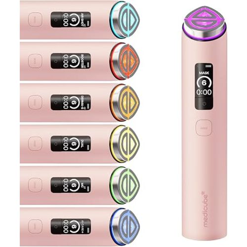 medicube Booster Pro X2™ - 7 in 1 Glow Beauty Device, 2X Glow Care, Pink