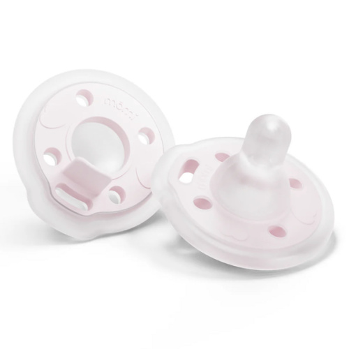 babypace® breast-like pacifier 2-set in delicate seashell | mōmi