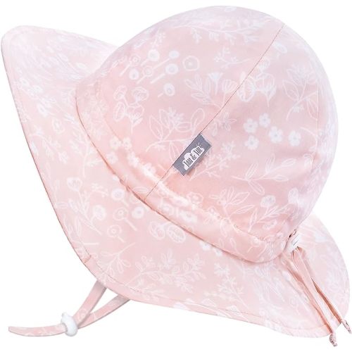JAN & JUL Adjustable Cotton Floppy Sun Hat with 50+ UPF Protection for Girls