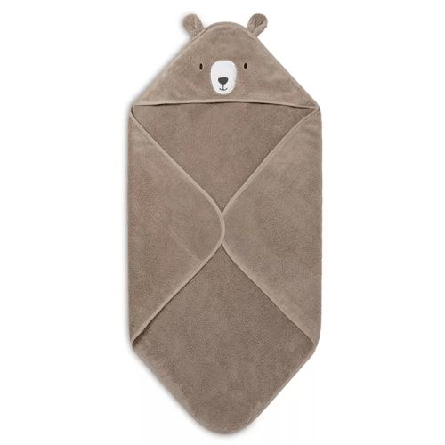 Micro Cotton Bear Hooded Bath Towel - Baby