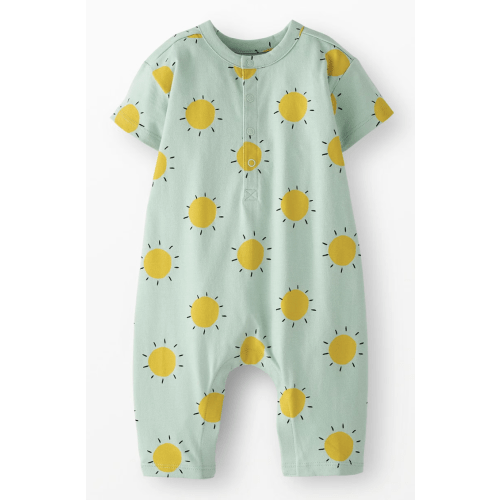 Baby Henley Romper | Hanna Andersson | 0-3 months