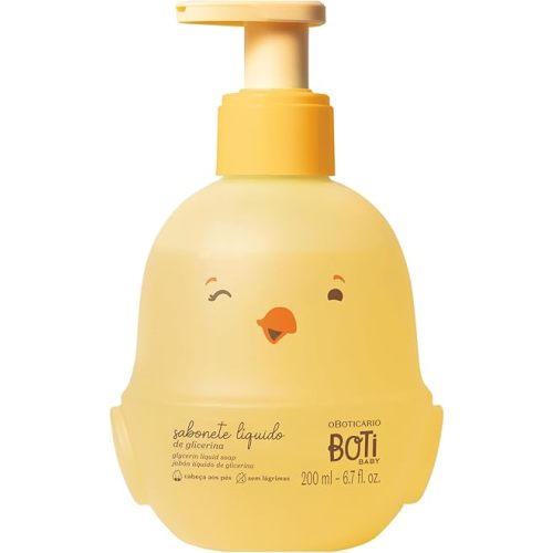 O Boticário Boti Baby Liquid Soap, Hair And Body Cleanser & Wash, 6.7 Ounce (200ml)