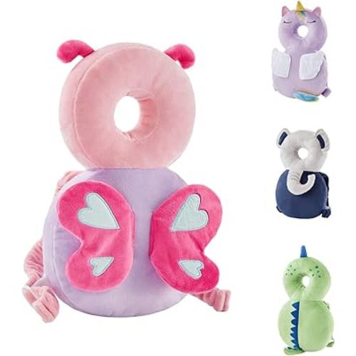 Baby Back Potection Toddler Safety Protector Cushion Pad Toddler Backpack for Crawling Walking Adjustable Toddlers Back Safety Pad for Boys and Girls(Butterfly)