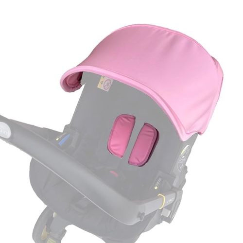 Stroller Replacement Accessories Canopy, Protection Shield, Textile Sun Shade Compatible with Doona Car Seat & Stroller (Light Pink)