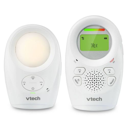V-Tech Enhanced Range Digital Audio Monitor: Battery Powered, Includes Belt Clip, DECT 6.0 Wireless Frequency