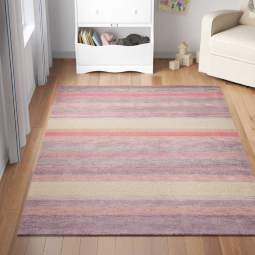 Harriet Bee Gosselin Kids Hand Loomed Wool Rug & Reviews | Wayfair