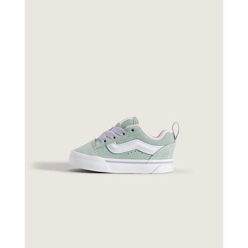 Toddler Knu Skool Shoe in Grey / Olive Green | Vans