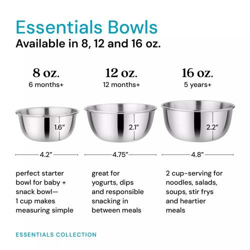 Stainless Steel Bowl Trio Bundle