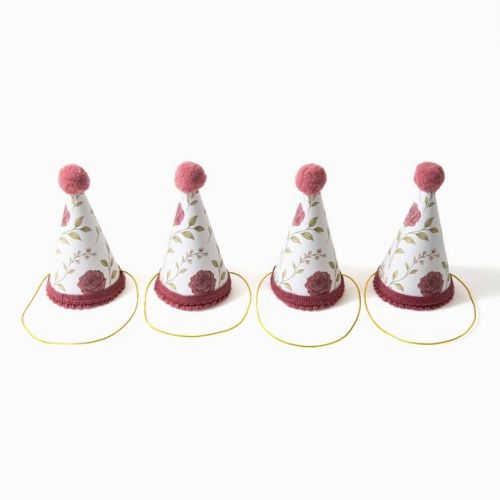 Picolette by Olivia Culpo 4ct Birthday Hats Photo Props - Pink