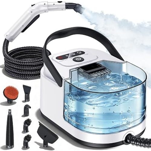 Steam Cleaner, 15s Fast Heat-Up Handheld Steam Cleaner for Home & Car