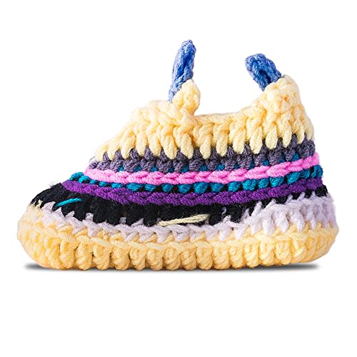 Diaper Book Club Baby Sneakers Crochet Hypebeast Shoes for Toddler Sneakerheads, Soft Booties for Boys & Girls, Designer Kids Fashion, Breathable & Comfortable Children's Kicks