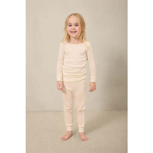 Cream Pointelle Toddler Sleep Set