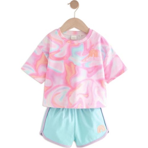 Kids' Graphic T-Shirt & Shorts Set, 1.5-2Y