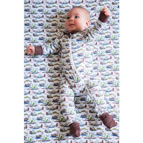 Baby Onesie - Ducks and Dogs – BURLEBO