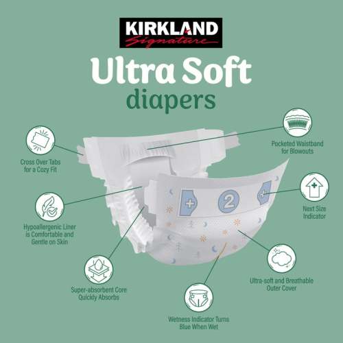 Kirkland Signature Diaper Sizes 1-2 | Costco