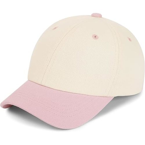 Baby Baseball Hat Toddler Baseball Cap Colorblock Cotton Girl Boy Sun Hats Adjustable Size Summer Spring Autumn for 6M-6Y