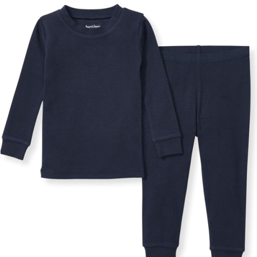 Burt's Bees Baby Boys' 2-Piece Long Sleeve Tee and Pants Organic Cotton Pajama Set