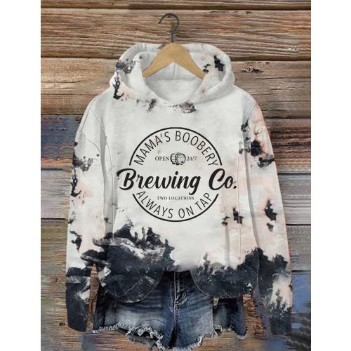 Tie Dye Nursing Breastfeeding Hoodie