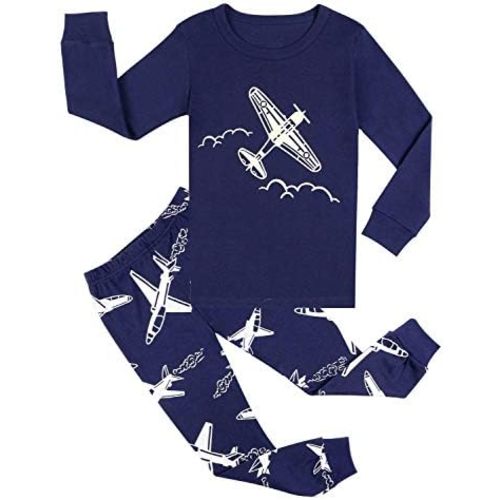 2 Piece Airplane Pjs Sleepwear Clothes Sets