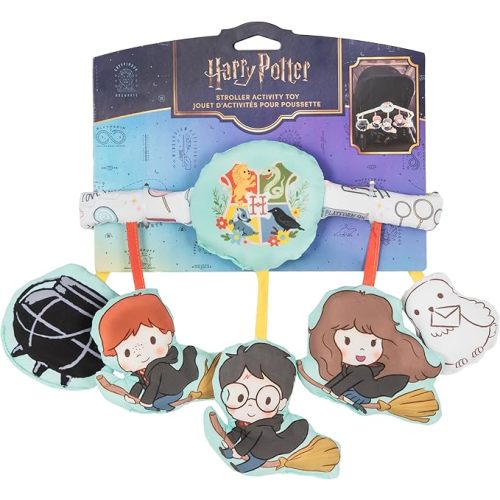 Kids Preferred Harry Potter Stroller Activity Toy with Crinkle, Mirror, and Tactile Features – Fits Most Strollers