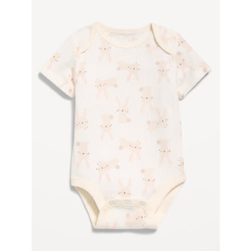 Unisex Short-Sleeve Bodysuit for Baby