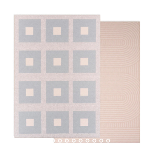 Large Foam Play Mat - Aloe Check/Arch