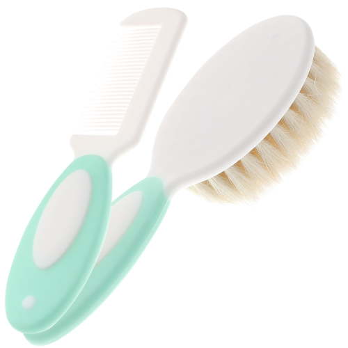 Sipeihong Newborn & Toddler Hair Brush and Comb Set - Blue