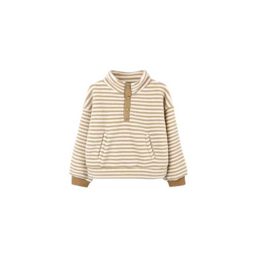 Snap Pullover - Toffee Stripe – Blue Jay Baby Boutique