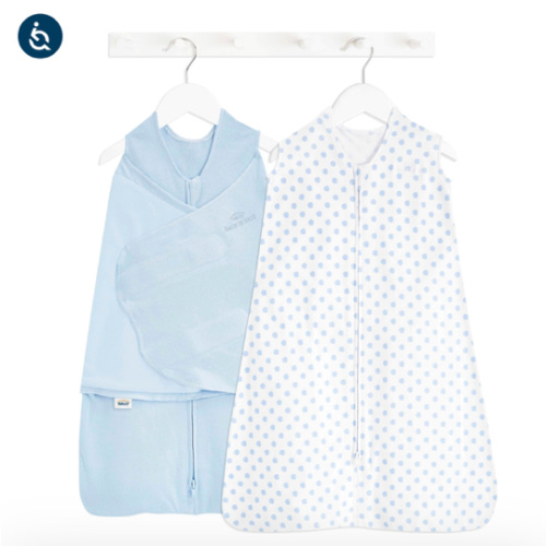 Chambray Swaddle + Wearable Baby Blanket | HALO