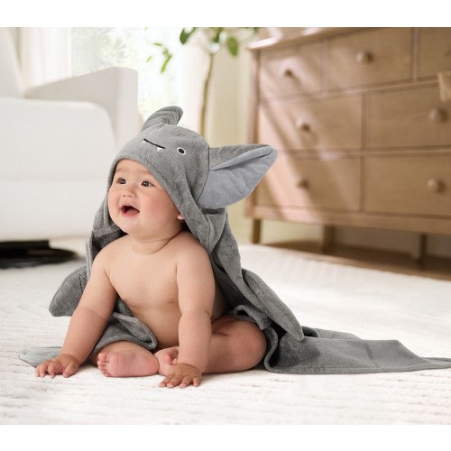 Bat Critter Baby Hooded Towel