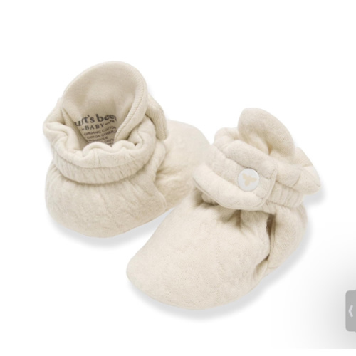 Burt's Bees Baby Newborn Essentials Unisex Organic Cotton Booties
