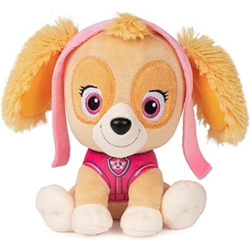 GUND Official PAW Patrol Skye in Signature Aviator Pilot Uniform Plush Toy, Stuffed Animal for Ages 1 and Up, 6" (Styles May Vary)