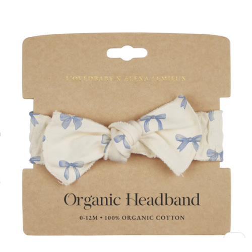 Ribbon | Organic Smocked Headband – L'ovedbaby
