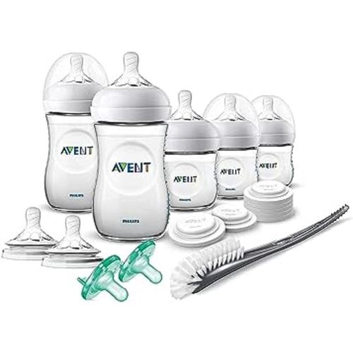 Philips Avent Natural Baby Bottle Newborn Starter Gift Set, SCD206/03