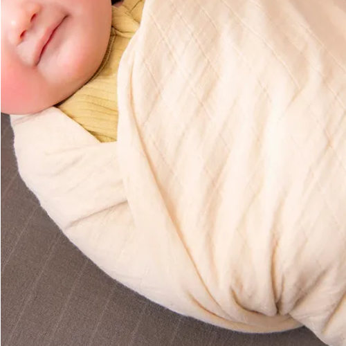 Organic Breathable Swaddle Blankets 4-Color Pack