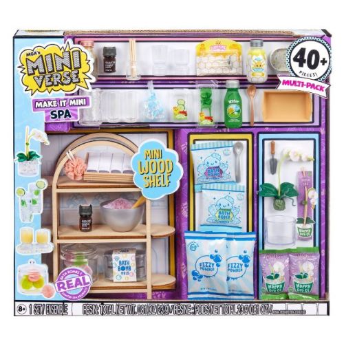 MGA's Miniverse Make It Mini Spa Multipack: 5 Fashion Figures, Bratz & Rainbow High Accessory Set
